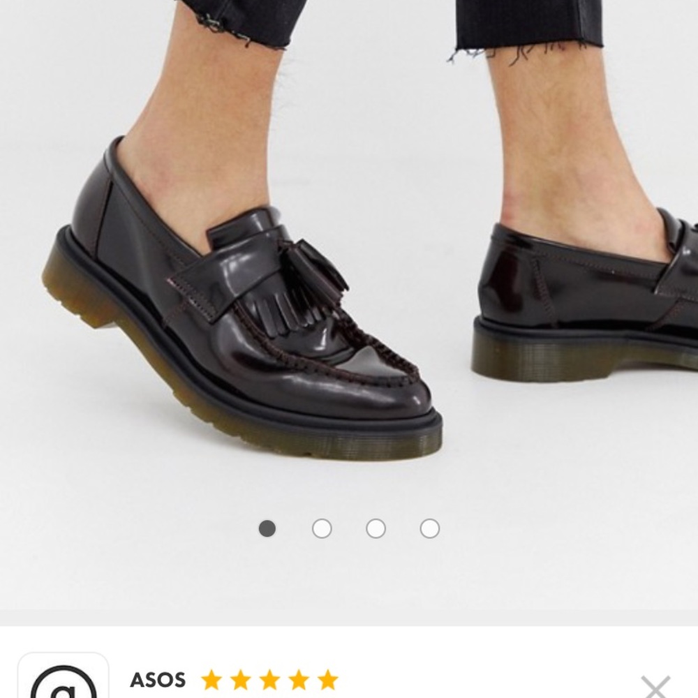 Doc martens tassel loafer in Cherry